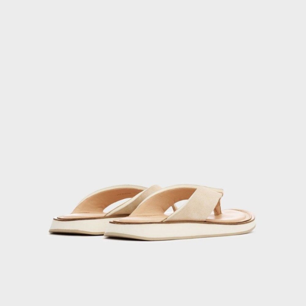 Rag‎ & Bone 'Parker' Suede Leather Thong Sandals - Picture 4 of 9